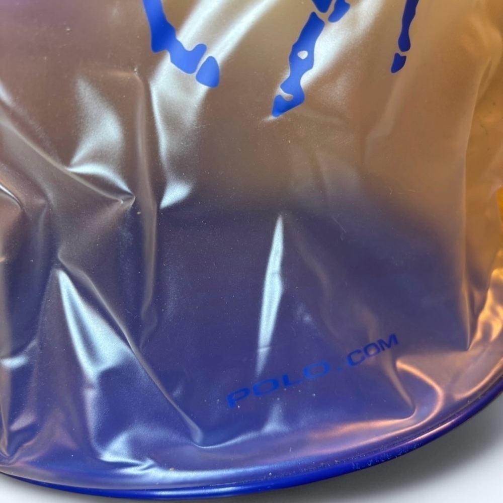 RARE Ralph Lauren Polo X US OPEN Tennis Back Pack Clear Blue Bucket Bag - Picture 4 of 7